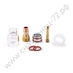 Набор GLASSY №2 12,0 мм FOXWELD (TIG 17/18/26) д. 2,4 мм вольфрам