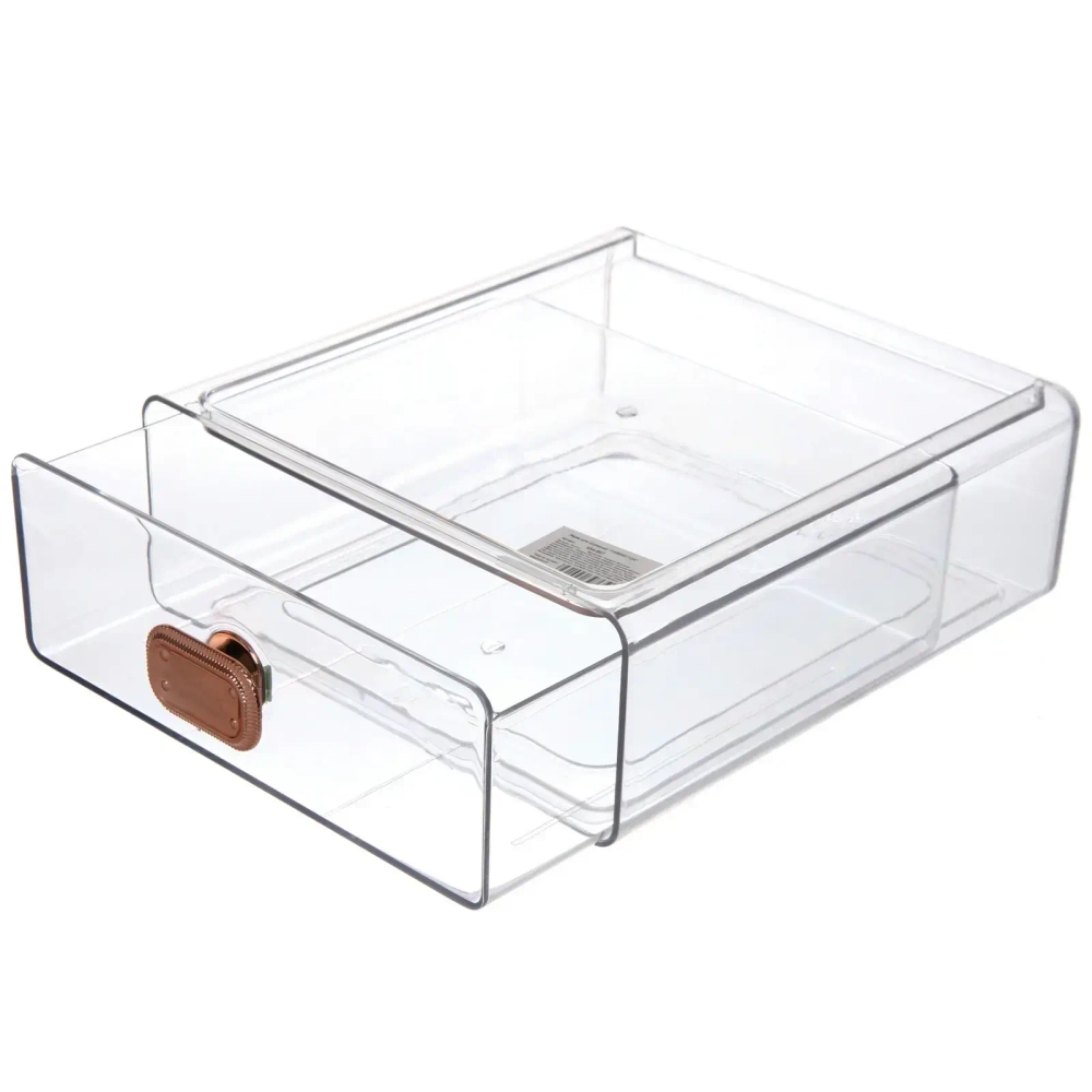 Органайзер выдвижной для хранения «ЛАМИНГТОН», прозрачный, 21*20*8см