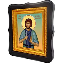 Антоний Апамейский святой мученик. Икона на холсте.