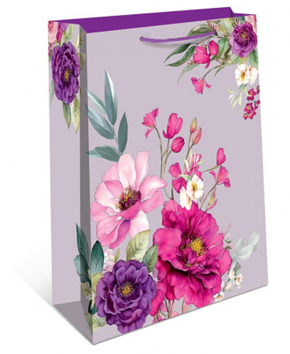 Сумка лам.26*32*12см  Пурпурный вальс 1 шт