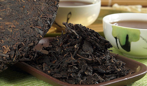 Пуэр Бинг Дао У Чжай 3 года регион Мэнхай РЧК 357г