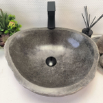 Раковина из речного камня RS-63492 (51*42*16) 0122