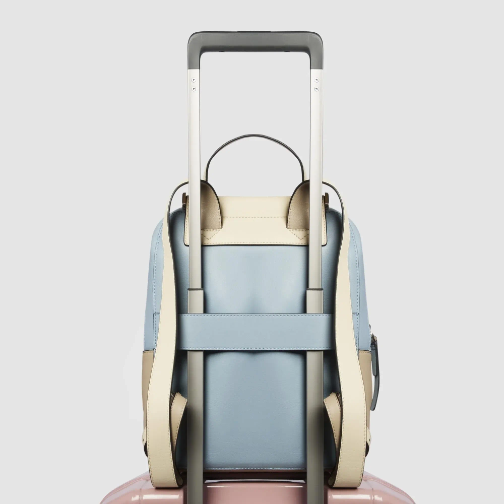 Рюкзак женский Piquadro Circle /Azzurro-beige