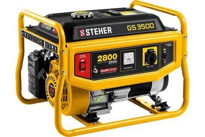 Бензиновый генератор (2.8 кВт) STEHER (GS-3500)