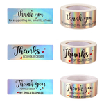 Наклейки "Thanks" (10 штук), в ассортименте