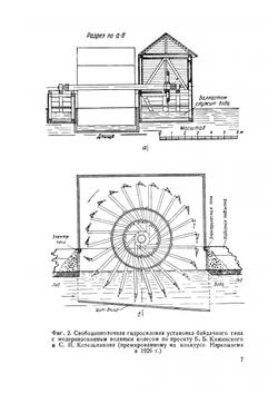 Свободнопоточные гидроэлектростанции малой мощности. Элементы и детали любительских радиоприемников. Массовая радиобиблиотека. Выпуск 57 | Б.Б. Кажинский
