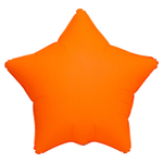 Шар фольгированный Звезда 46 см (Оранжевый)
