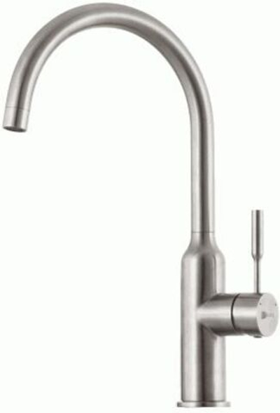 смеситель кухня LEMARK Expert высокий поворотный излив, сталь LM5079S