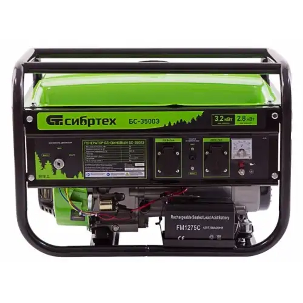 Генератор бензиновый Сибртех БС-3500Э