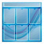 Стенд без надписи с карманами 753