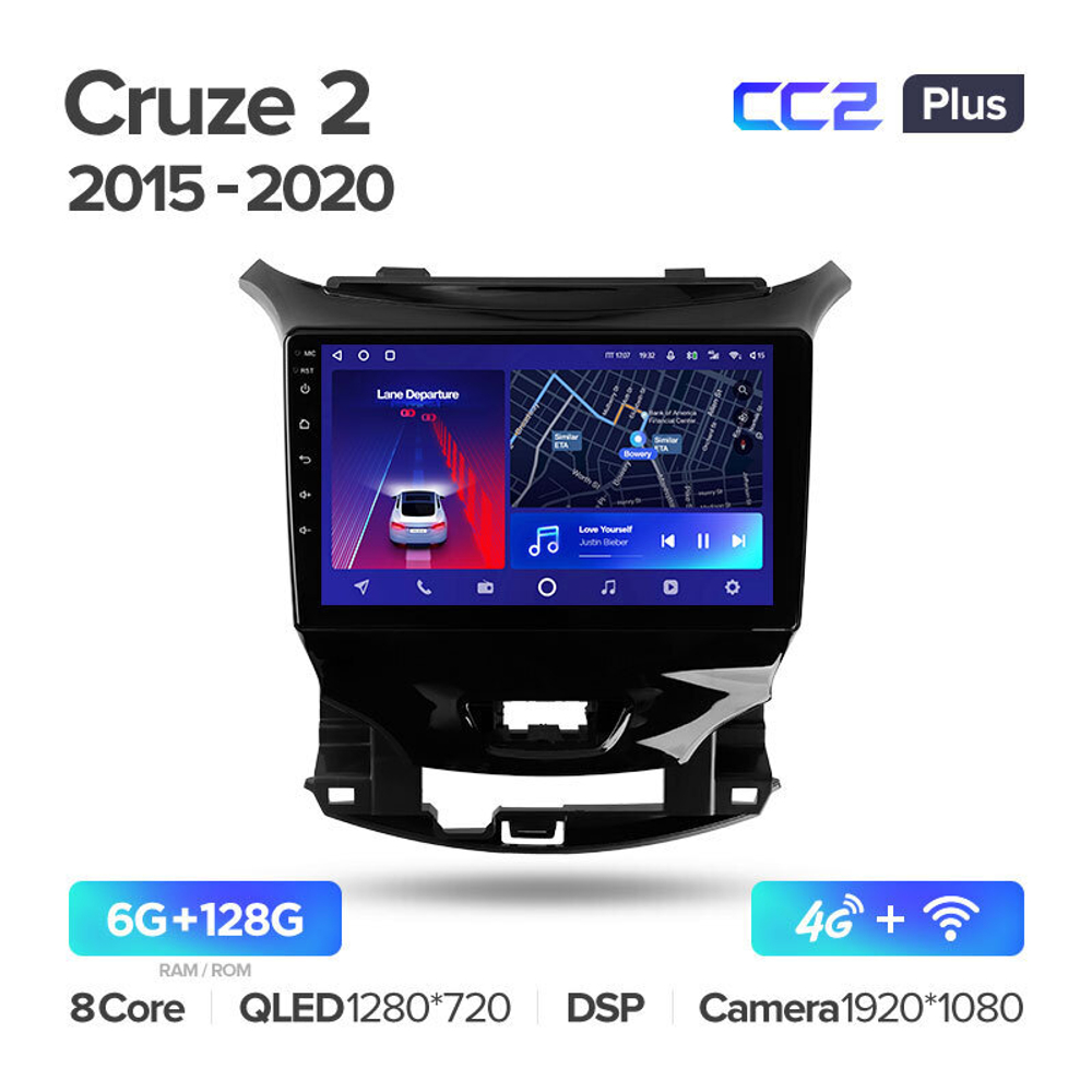 Teyes CC2 Plus 9" для Chevrolet Cruze 2015-2020