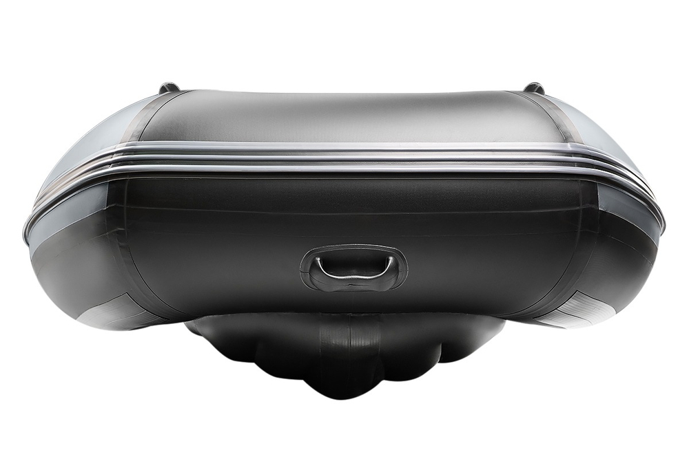 YACHTMAN-340 НДНД (Яхтман) серый-черный (лодка ПВХ нднд под мотор с усилением)