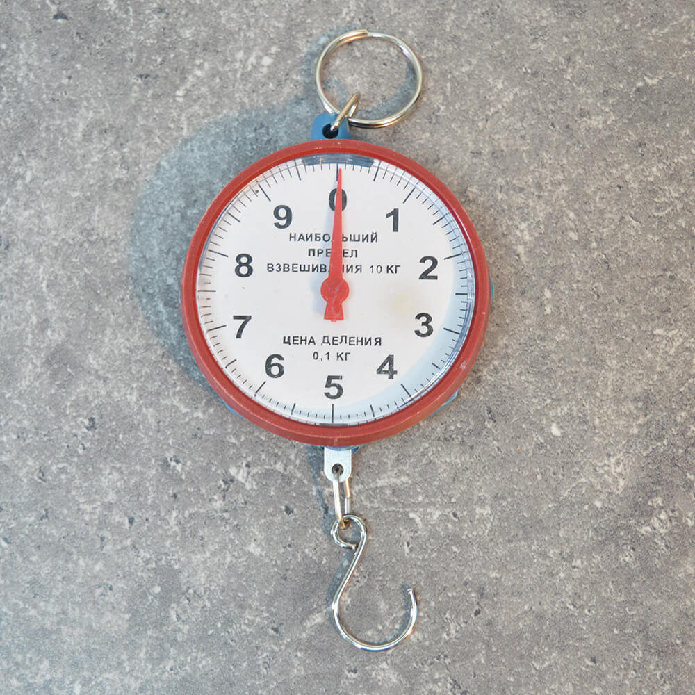 Безмен-весы 10кг круглый