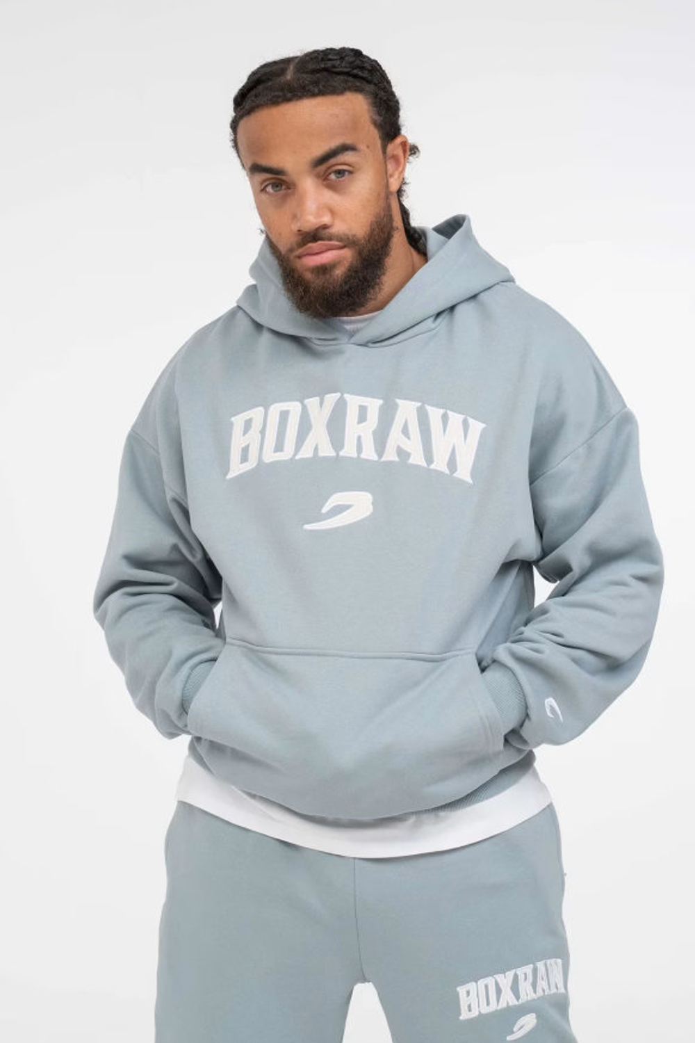 Худи BOXRAW East Street голубое