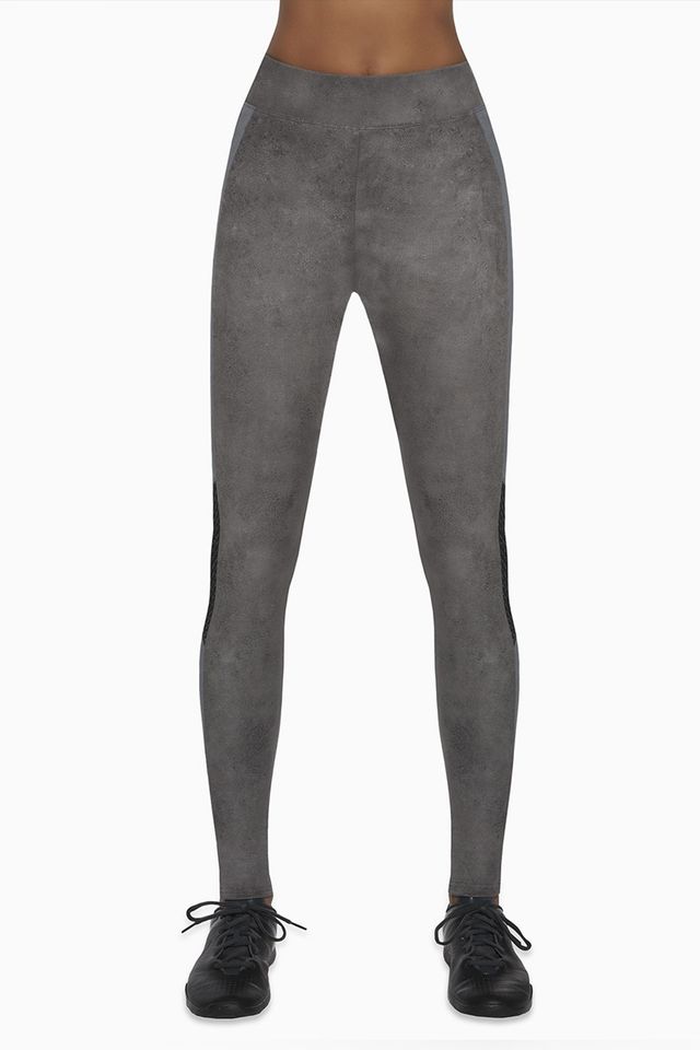 Легинсы для фитнеса 300 den темно-серые