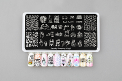 Swanky Stamping Пластина для стемпинга 098.