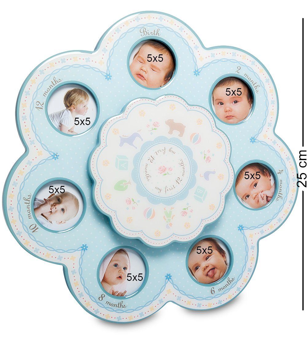 Bellezza Casa CHK-120 Муз. фоторамка «Первые месяцы» (на 7 фото: 5х5)