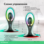 Подставка для наушников GMNG GG-DS109 белый/черный (1968323)