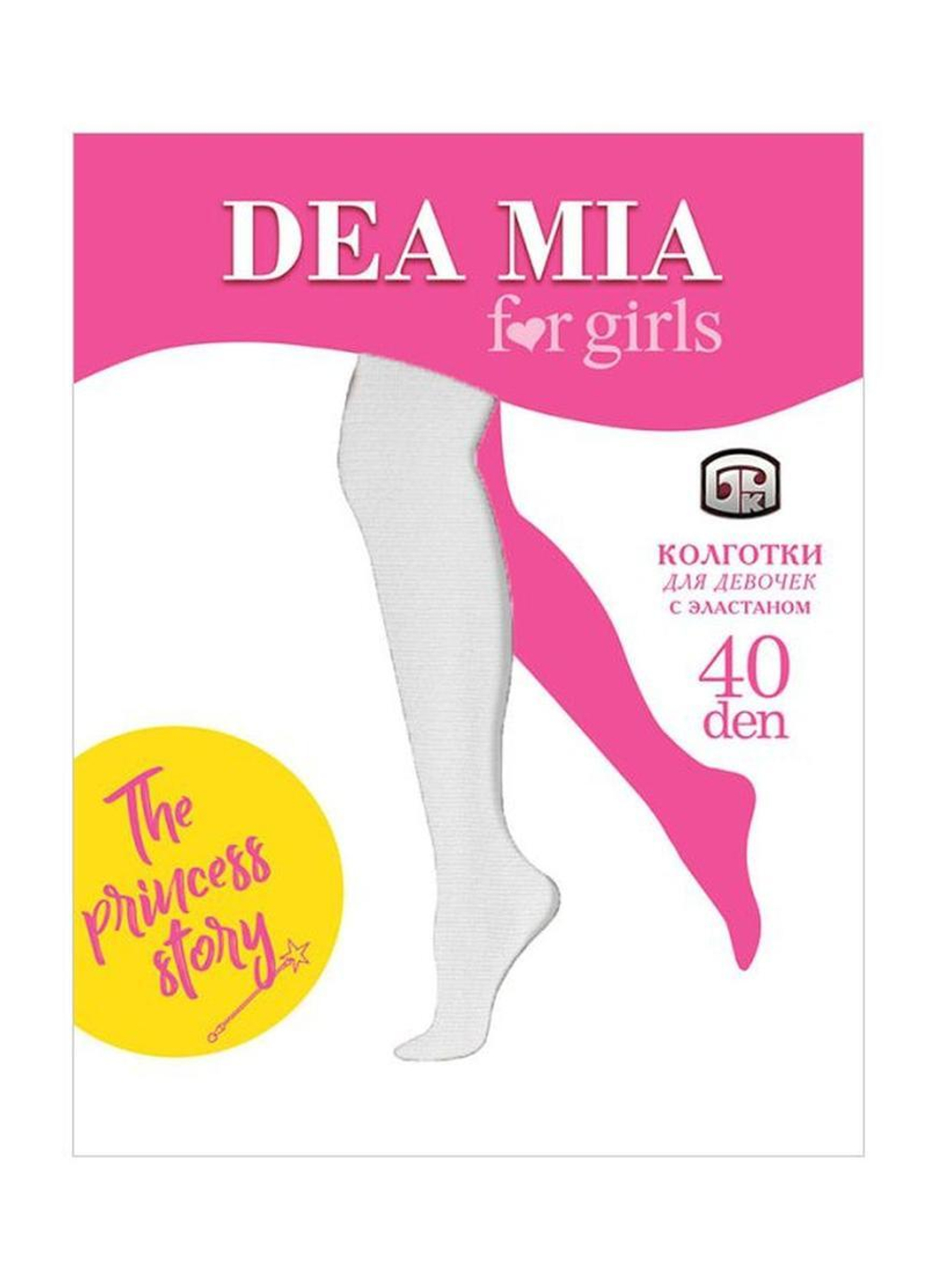 Колготки д/девочки 16с3352 бел, р.152-158 (Dea mia)