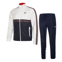 Мужские теннисные Костюмы Sergio Tacchini Meridiano Tracksuit Men - Dark Blue, White