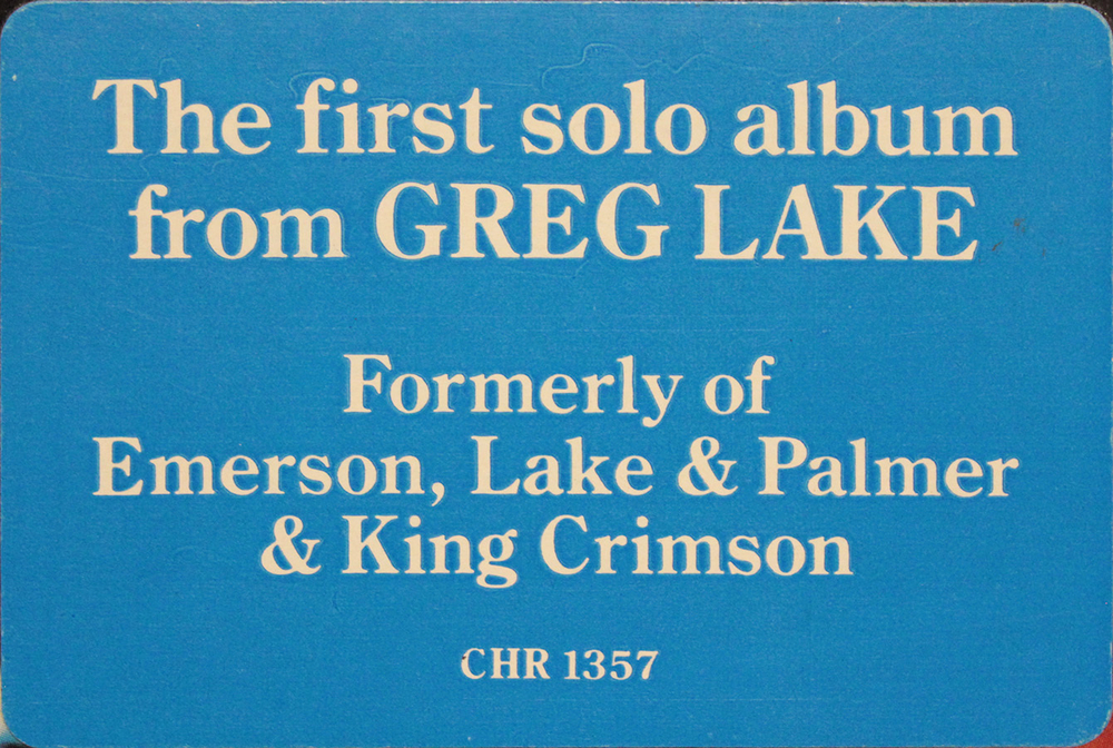 Greg Lake / Greg Lake (LP)