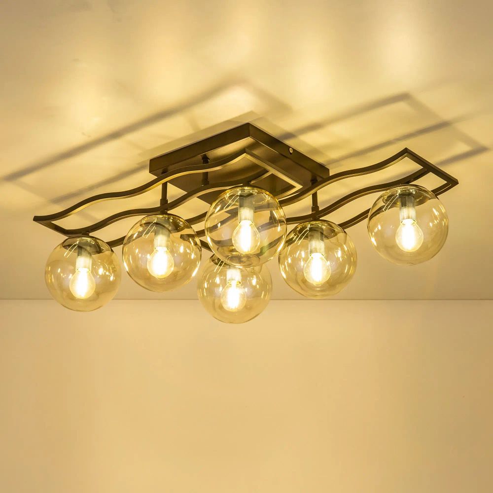 Citilux Бриз CL106265 Люстра потолочная Венге