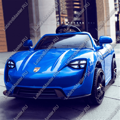Детский электромобиль "Porshe" синий