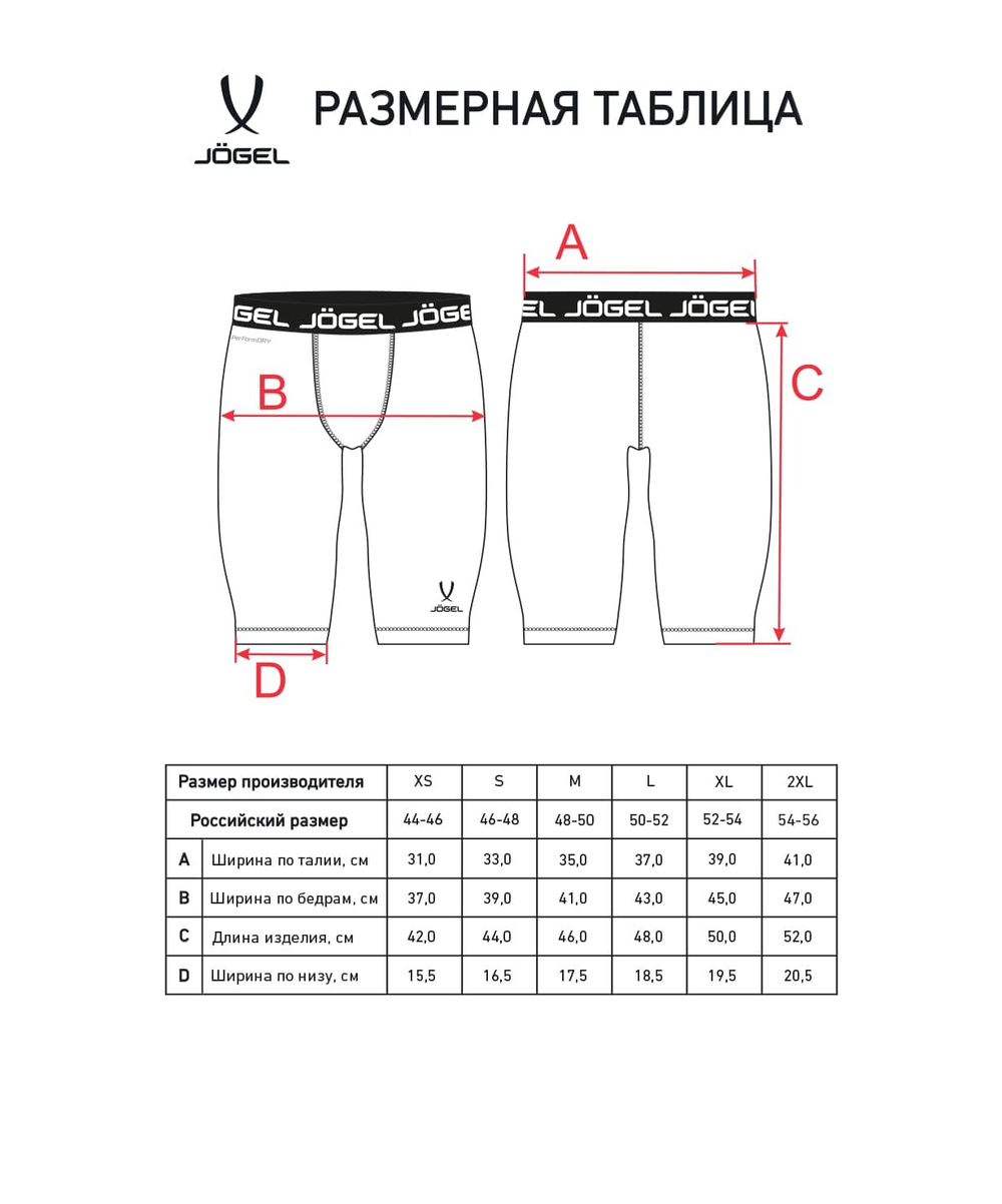 Шорты компрессионные PerFormDRY Baselayer Shorts 2, черный