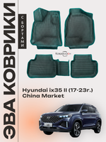 Автомобильные коврики ЭВА с бортами для Hyundai ix35 II (17-23г.) China Market