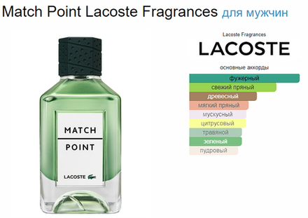 Lacoste Match Point 100 ml EDT (duty free парфюмерия)