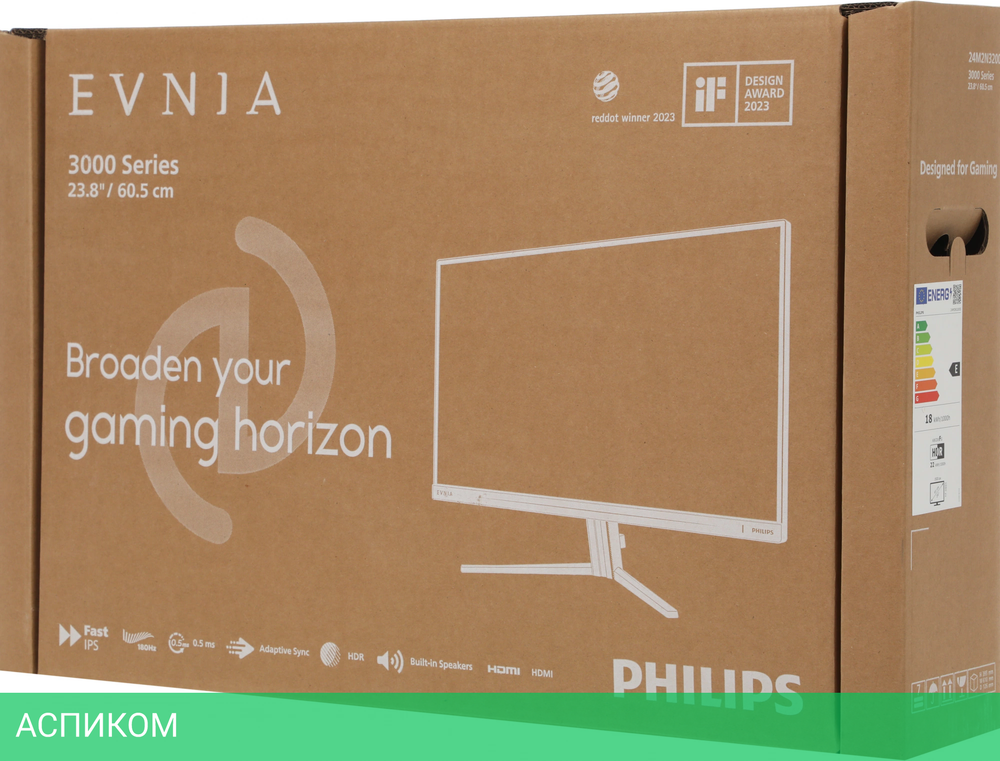 Монитор Philips 23.8" Evnia 3000 24M2N3200S