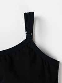 Топы для девочек "Уголь/Серый меланж" 2 шт 7+