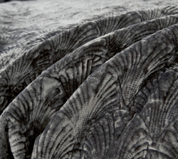 Покрывало 240x260 Sofi De MarkO Розалин темно-серое