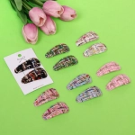 Зажимы для волос 2шт «New collection - Marina», микс 6 цветов, 6*2,5см