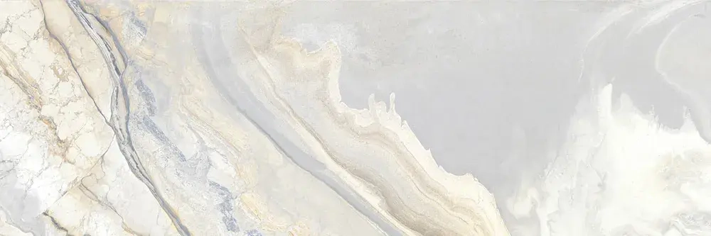 Настенная плитка ALMA Ceramica TWU93MGC64R Magic 90x30 серая глянцевая под камень