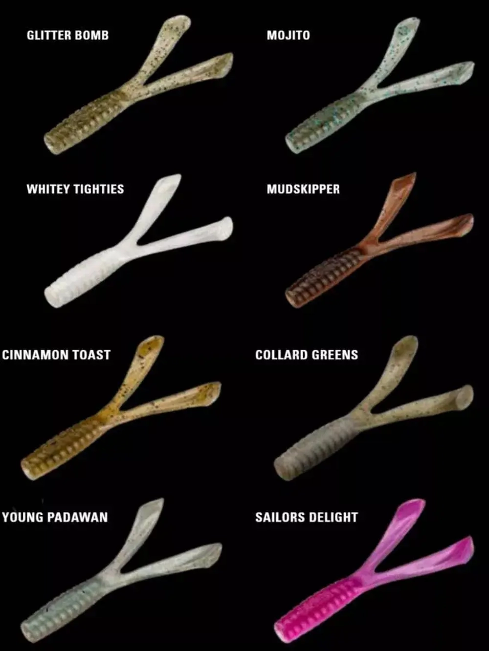 Мягкая приманка Rabbit Ear Tail 3''/Mojito (8шт./уп.)