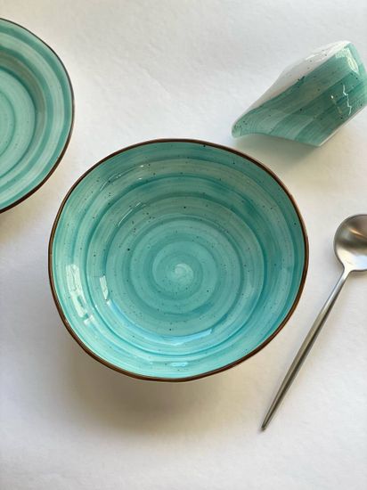 Салатник Aqua, 1.2 л, ручная работа, фарфор