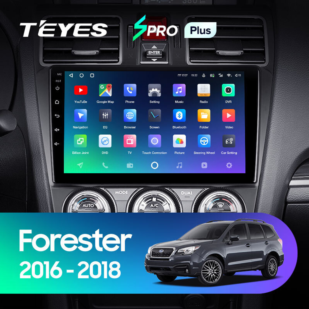 Teyes SPRO Plus 9" для Subaru Forester XV, Impreza 2016-2018