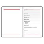 Ежедневник датированный 2023 А5 138x213 мм BRAUBERG "Holiday", под кожу, "зеркальный", черный, 114028