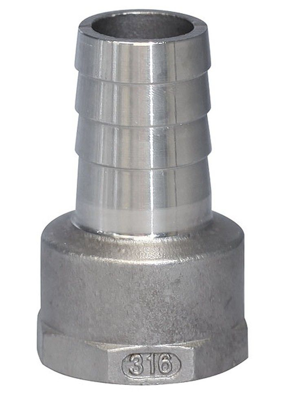 Патрубок под шланг с внутренним диаметром 20 мм "Мореман", внутренняя резьба 3/4 дюйма (10254816)