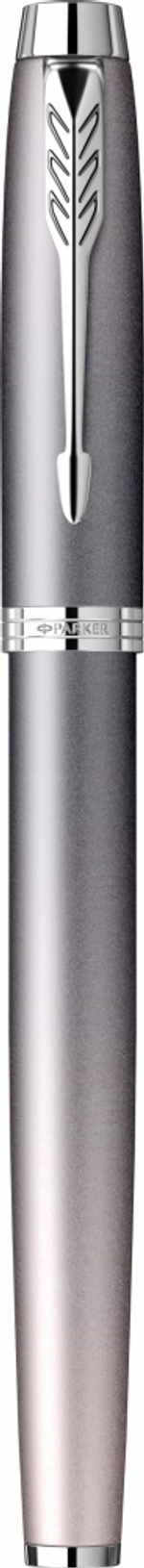 Ручка- роллер Parker "IM Rituals GREY Gradient CT", цвет чернил: Black 0,5мм, в подарочной упаковке