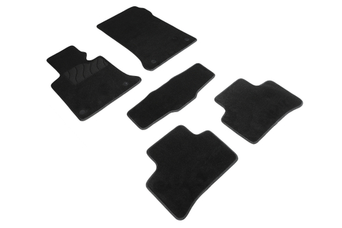 Ворсовые коврики LUX для Mercedes-Benz GLK-Class X204 2008-2015 Seintex.85235