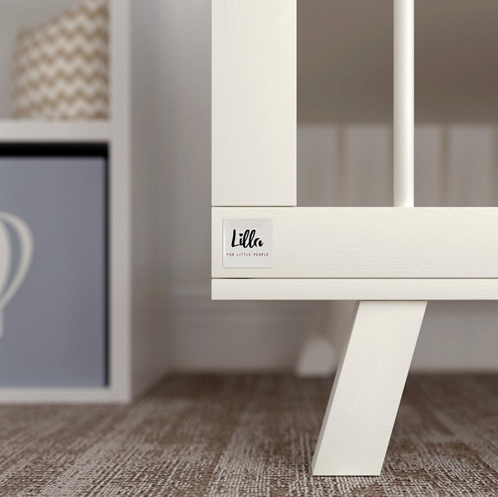 Кроватка детская Lillaland Lilla Aria белый