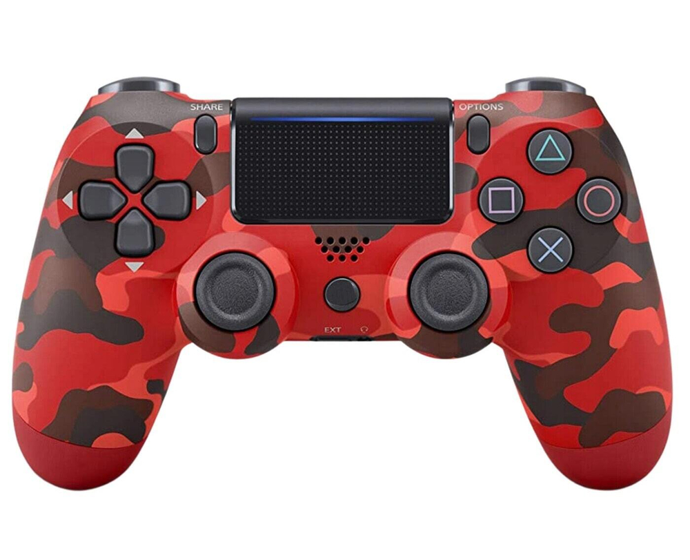 Геймпад для PS4 2.4Ghz (хаки красный)