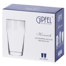 Набор из 2 бокалов для пива Gipfel Heinrich 52510 600 мл