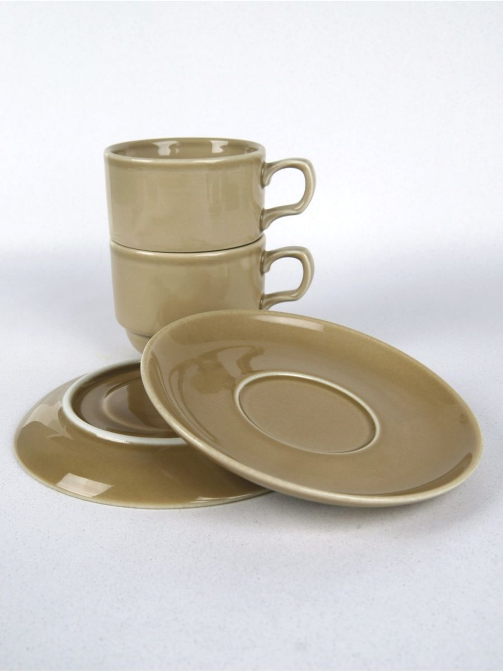 Чайная пара Башкирский фарфор, 200 мл, 2 шт, фарфор, цвет