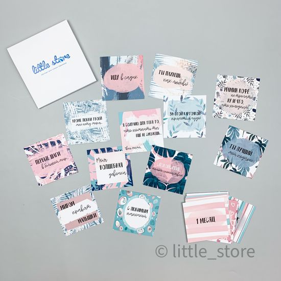 Набор открыток "Нежный" для девочек