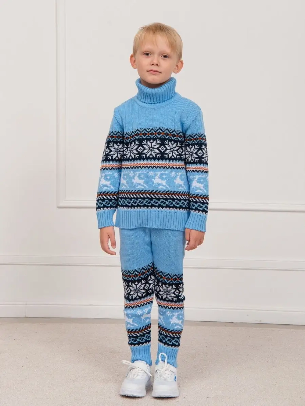 Рейтузы вязаные с орнаментом