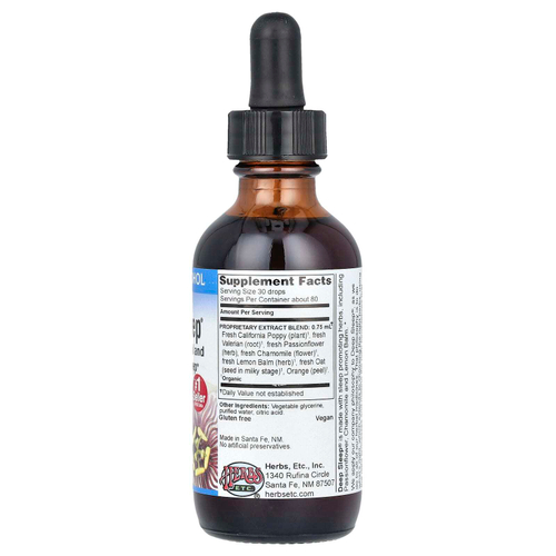 Herbs Etc., Deep Sleep, без спирта, 59 мл (2 жидк. унц.)