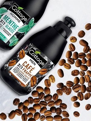 COTTAGE Мужской Шампунь для волос и ГЕЛЬ для душа ХОЛОДНЫЙ КОФЕ / Shampoo-Shower Gel Iced Coffee 250мл